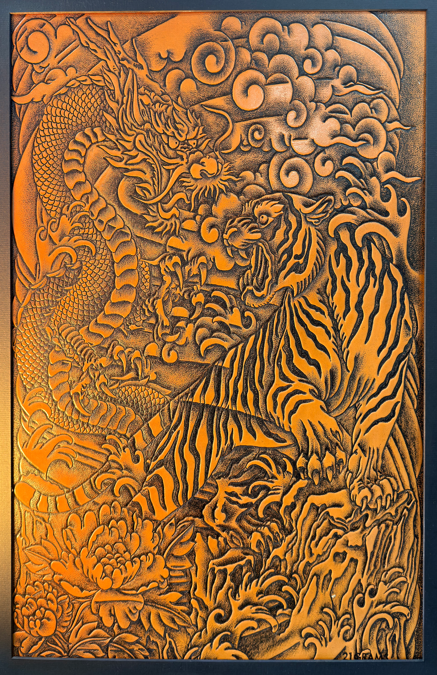 THE WILL WITHIN - Original Leather Art