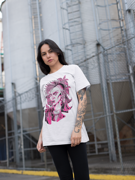 PUNK GIRL T-Shirt – Tattoo Style Graphic Tee by 21GRAMS
